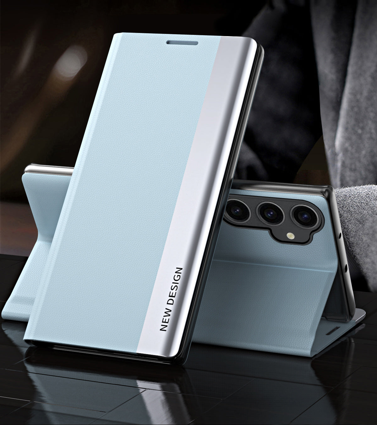 For Samsung Galaxy S23 FE PU Leather PC Electroplating Phone Cover Drop Protection Stand Case For Samsung Galaxy S23 FE PU Leather PC Electroplating Phone Cover Drop Protection Stand Case